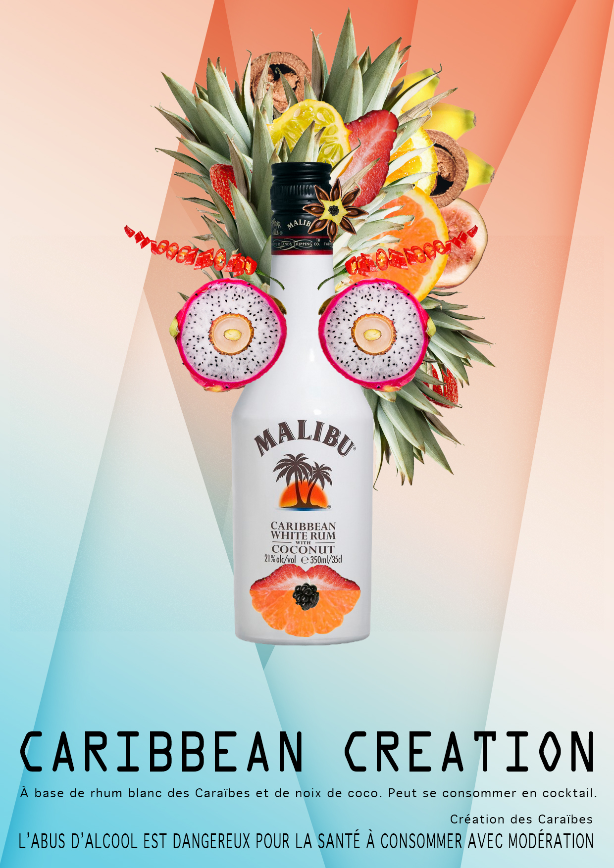 Malibu caribean creation poster